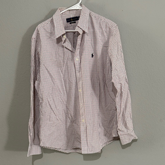 Polo Ralph Lauren Other - Polo by Ralph Lauren Men's white red and black Checkered Shirt